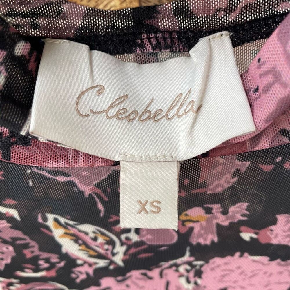 Cleobella Melanie Bodysuit Jolie Print Mesh Sheer S - Picture 7 of 9